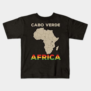 Cabo Verde-africa Kids T-Shirt